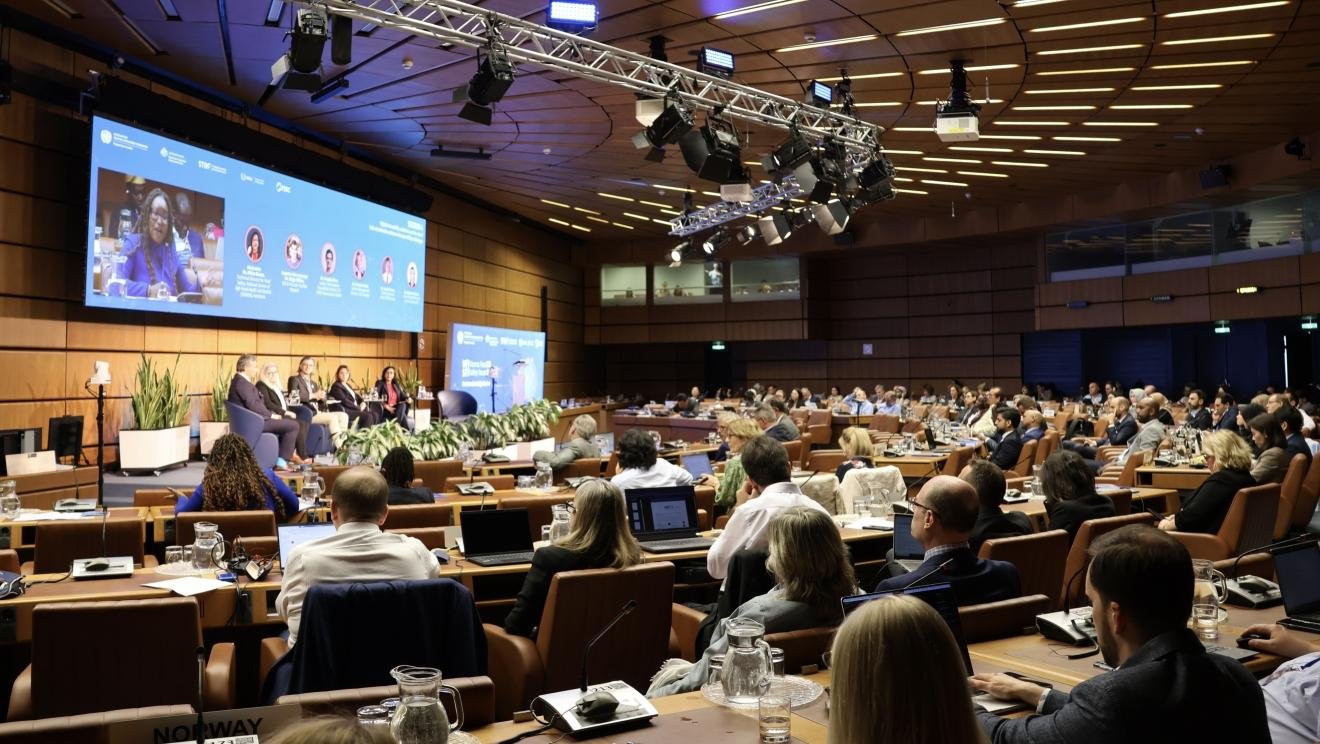Economists and policymakers attending an economic conference