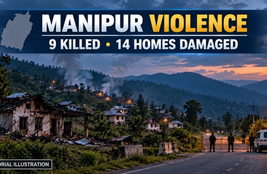 Manipur Violence: 9 Killed, 14 Houses Burnt in Fresh Clashes